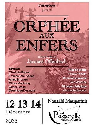 Orphée aux enfers, opéra bouffe Offenbach par Cantopérette