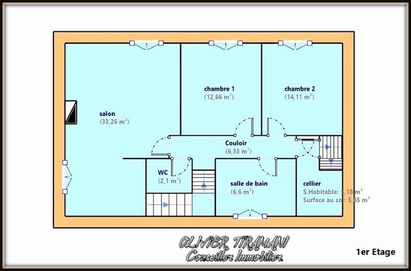 Immeuble - 155 m² - 3 pièces