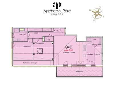 Appartement - 92 m² - 4 pièces