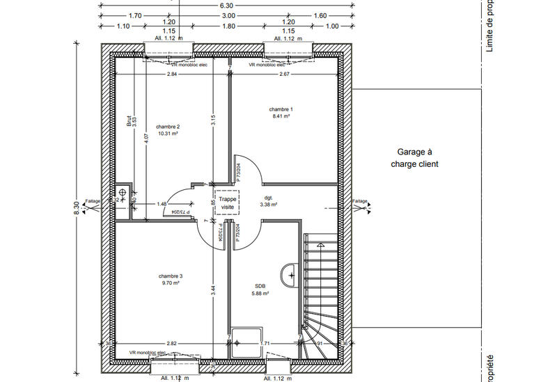 Maison - 80 m² - 4 pièces
