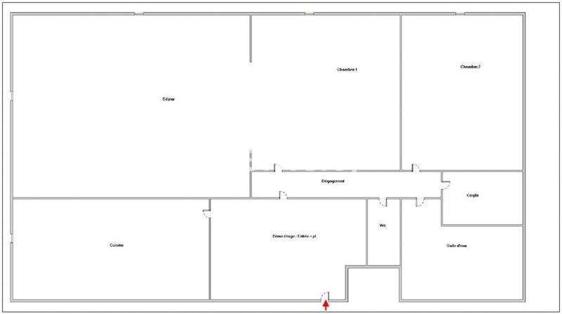 Appartement - 75 m² - 3 pièces