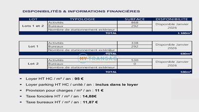Local d'activité / Entrepôt - 630 m²