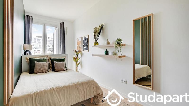 Chambre - 9 m² - 1 pièce