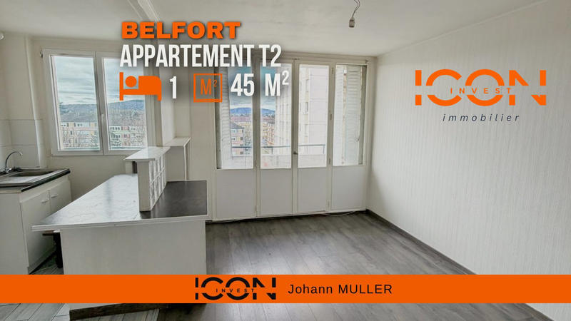 Appartement - 45 m² - 2 pièces