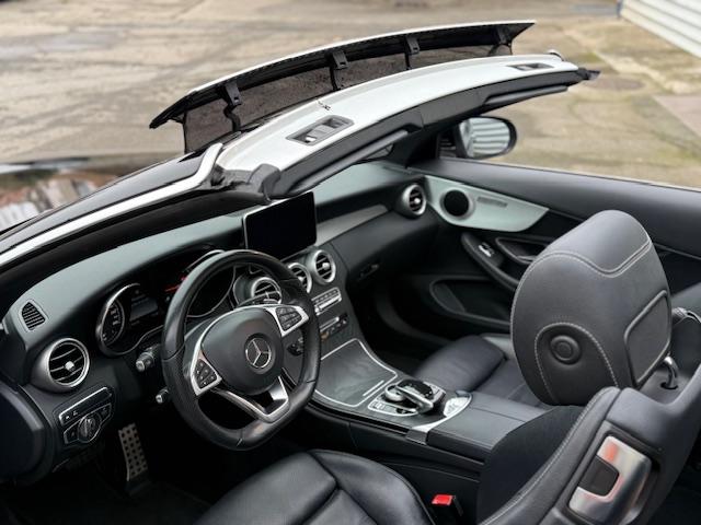 Mercedes Classe c Cabriolet 220d 9g-Tronic 170cv Amg-Line *Suivi à l'appui Mercedes* Caméra*Ja19"Cuir, très belles options