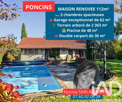 Maison - 112 m² - 5 pièces