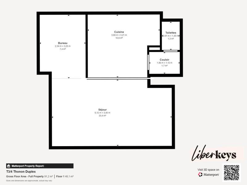 Duplex - 79 m² - 3 pièces