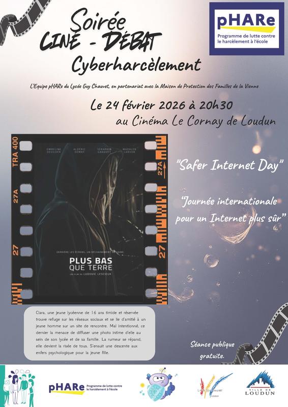 Soirée ciné-débat "Cyberharcèlement"