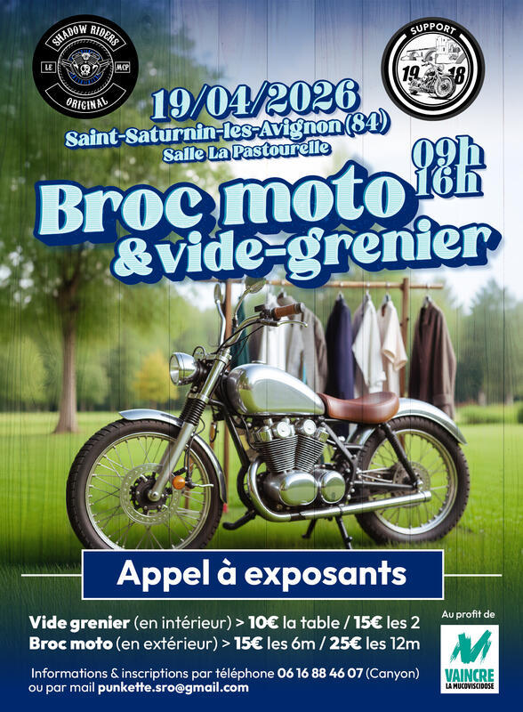 Vide grenier - broc moto