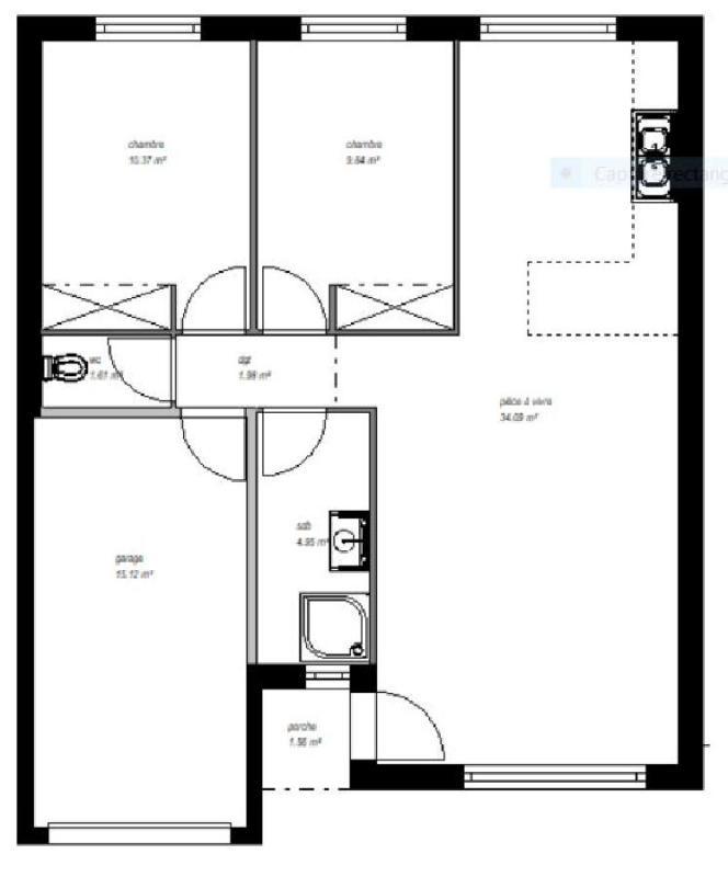 Villa - 61 m² - 3 pièces