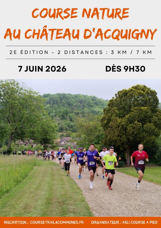 Course nature au Château d'Acquigny