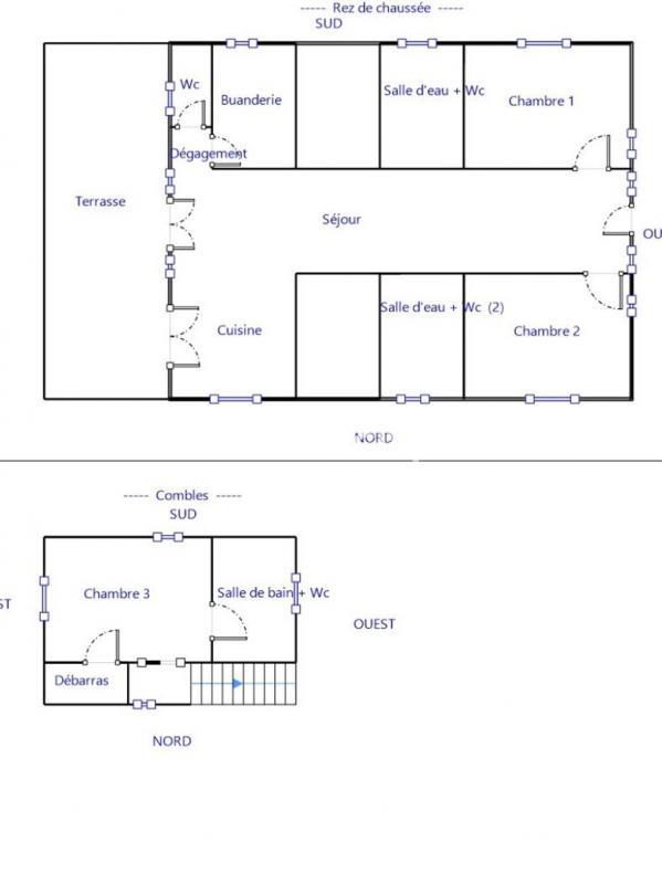 Maison - 104 m² - 5 pièces