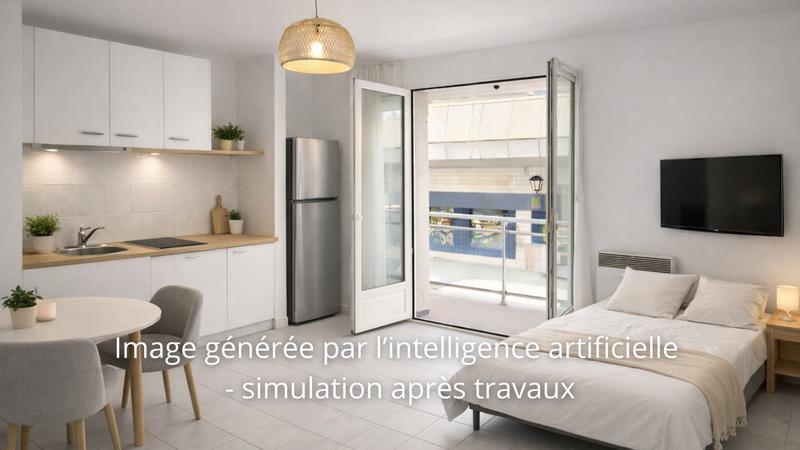 Appartement - 19 m² - 1 pièce