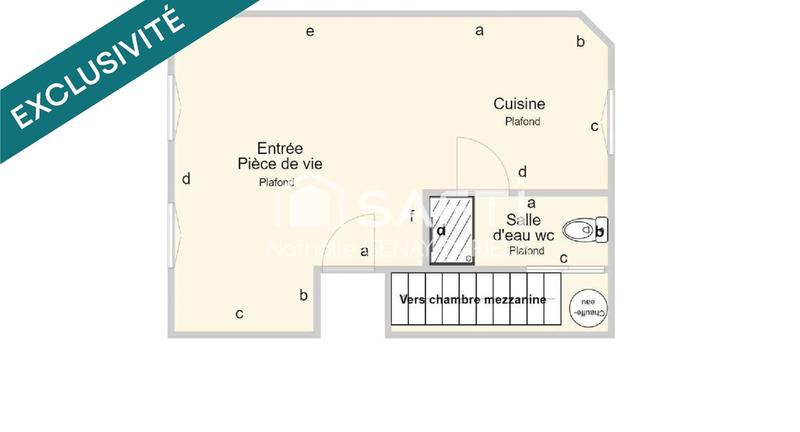 Duplex - 31 m² - 2 pièces