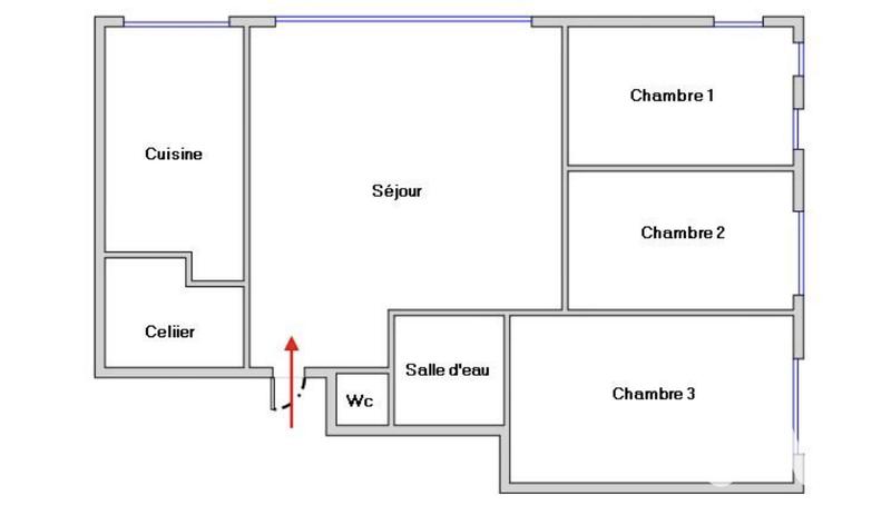 Appartement - 79 m² - 4 pièces