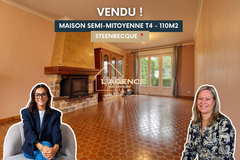 Maison - 93 m² - 5 pièces