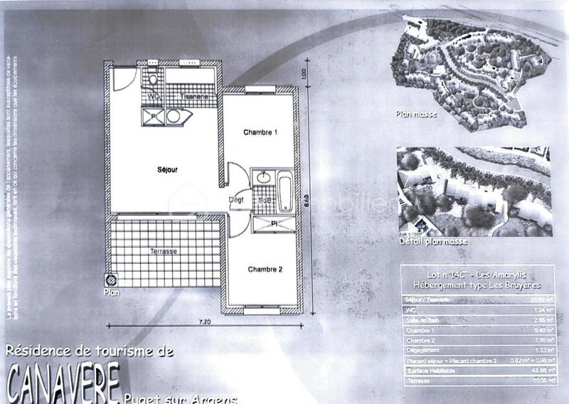 Maison - 43 m² - 3 pièces