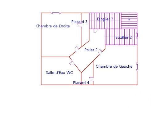 Maison de village - 54 m² - 3 pièces