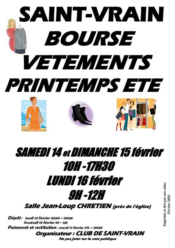 Bourse aux vêtements printemps - été