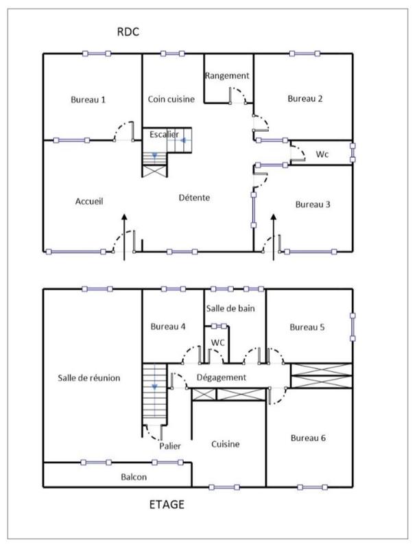 Local commercial - 185 m² - 8 pièces