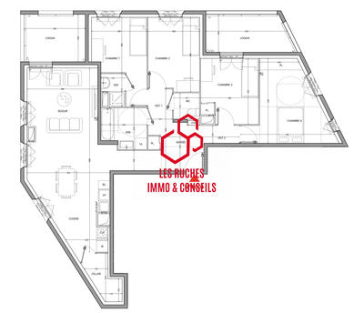 Appartement - 102 m² - 5 pièces