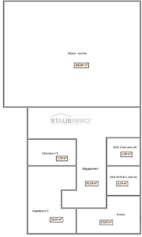 Appartement - 200 m² - 5 pièces