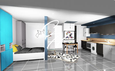 Appartement - 27 m² - 2 pièces