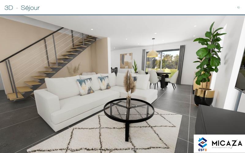 Maison contemporaine - 140 m² - 6 pièces