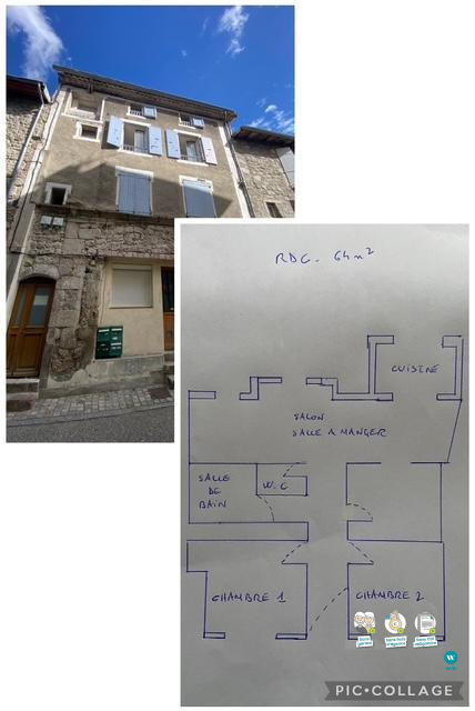 Appartement - 64 m² - 3 pièces