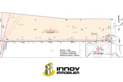 Terrain constructible - 1 702 m²