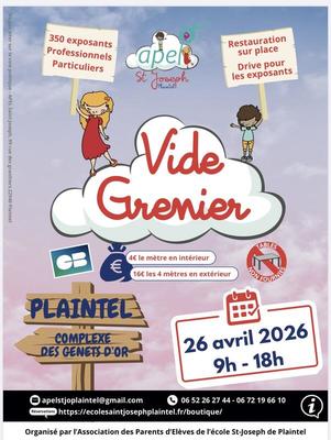 19ème vide grenier de l'école saint joseph