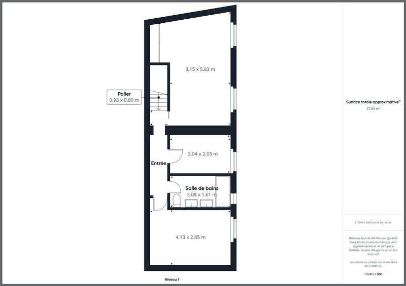 Appartement - 114 m² - 6 pièces