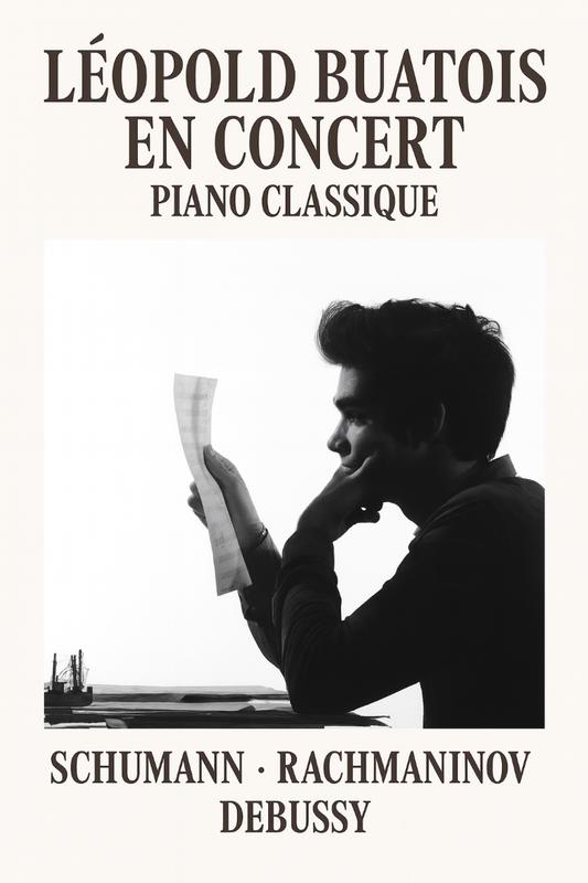 Léopold Buatois en concert piano classique