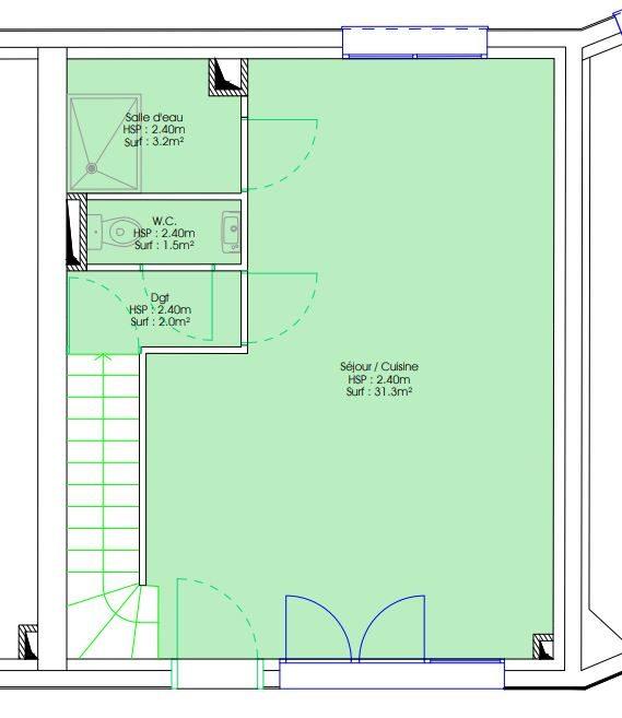 Maison - 91 m² - 5 pièces