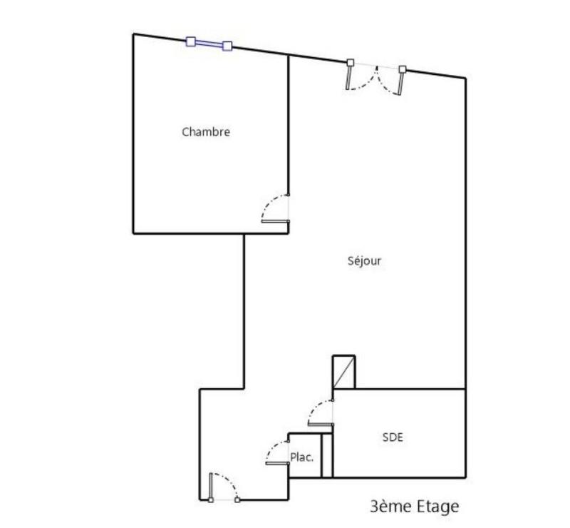 Appartement - 45 m² - 2 pièces