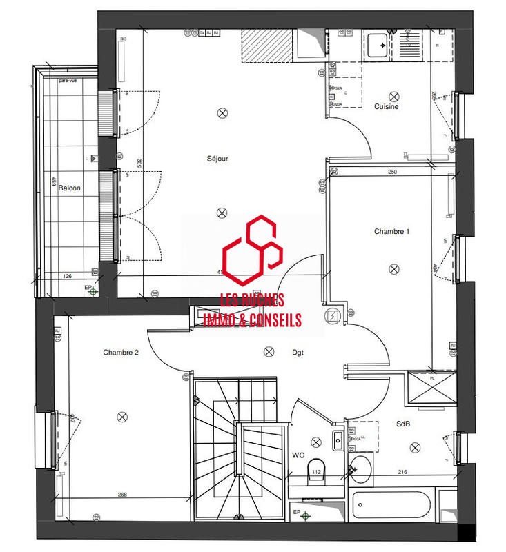 Duplex - 82 m² - 4 pièces