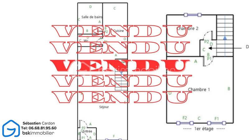 Maison - 68 m² - 4 pièces