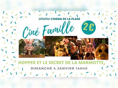 Ciné famille &quot;Hopper et le Secret de la Marmotte&quot;