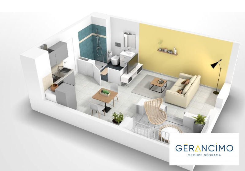 Appartement - 30 m² - 1 pièce