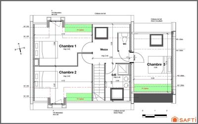 Maison - 87 m² - 4 pièces