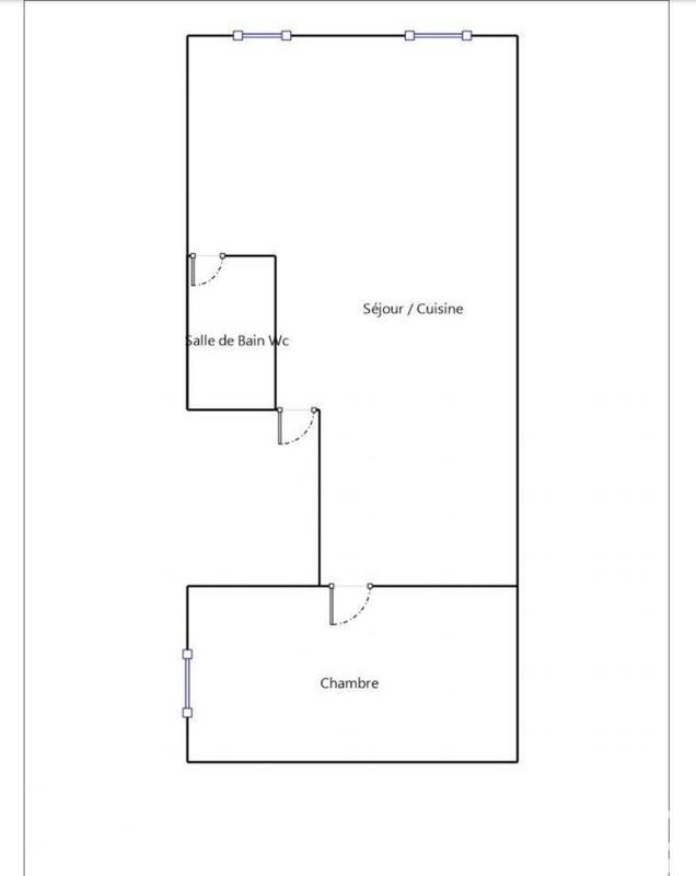 Appartement - 45 m² - 2 pièces