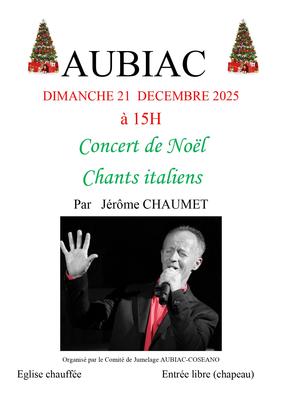 Concert de Noël à Aubiac