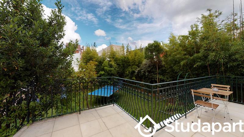 Chambre - 14 m² - 1 pièce