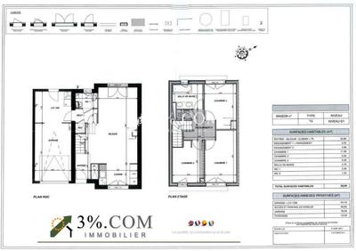 Maison - 86 m² - 4 pièces