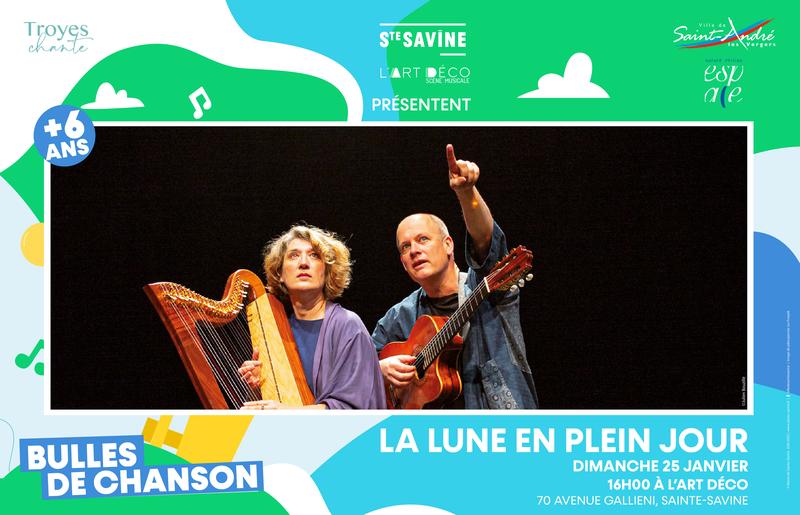 La lune en plein jour