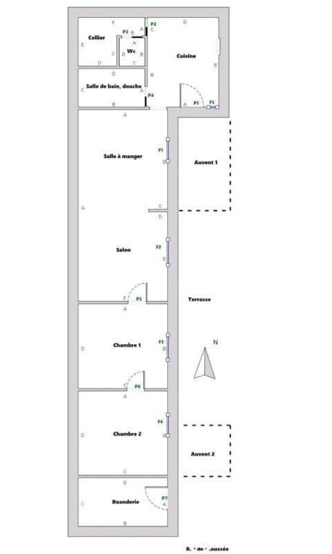 Maison - 80 m² - 3 pièces