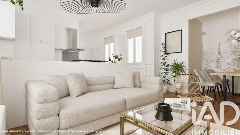 Appartement - 51 m² - 2 pièces