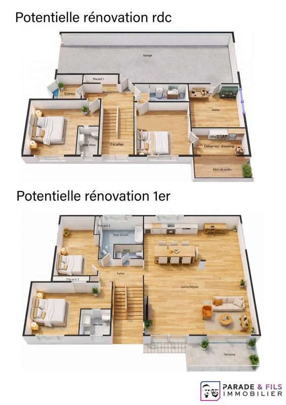 Maison - 145 m² - 7 pièces