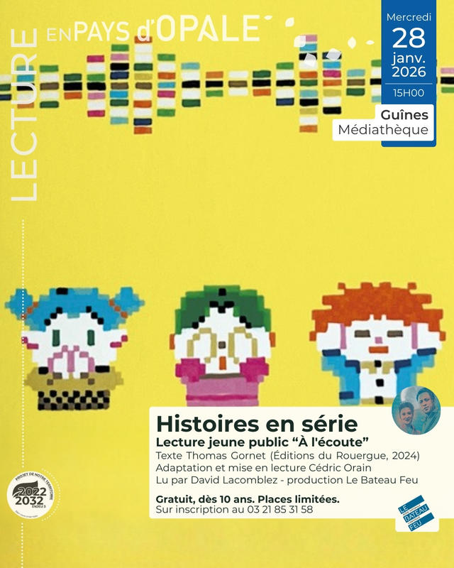 Histoire en série lecture jeune public "A l'écoute"