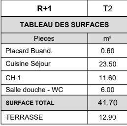 Appartement - 41 m² - 2 pièces